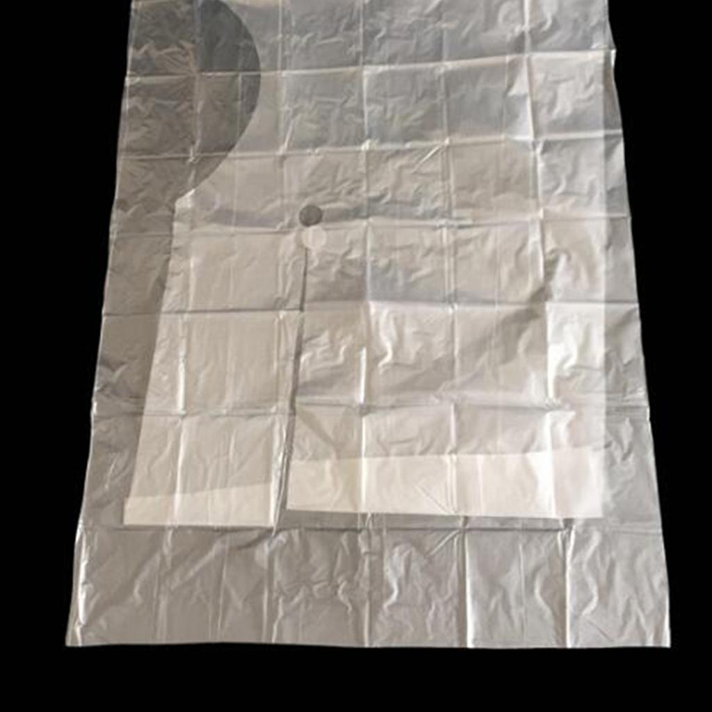 500PCS Disposable Hairdressing Capes Barber Adjustable Dyeing Apron 2 Size