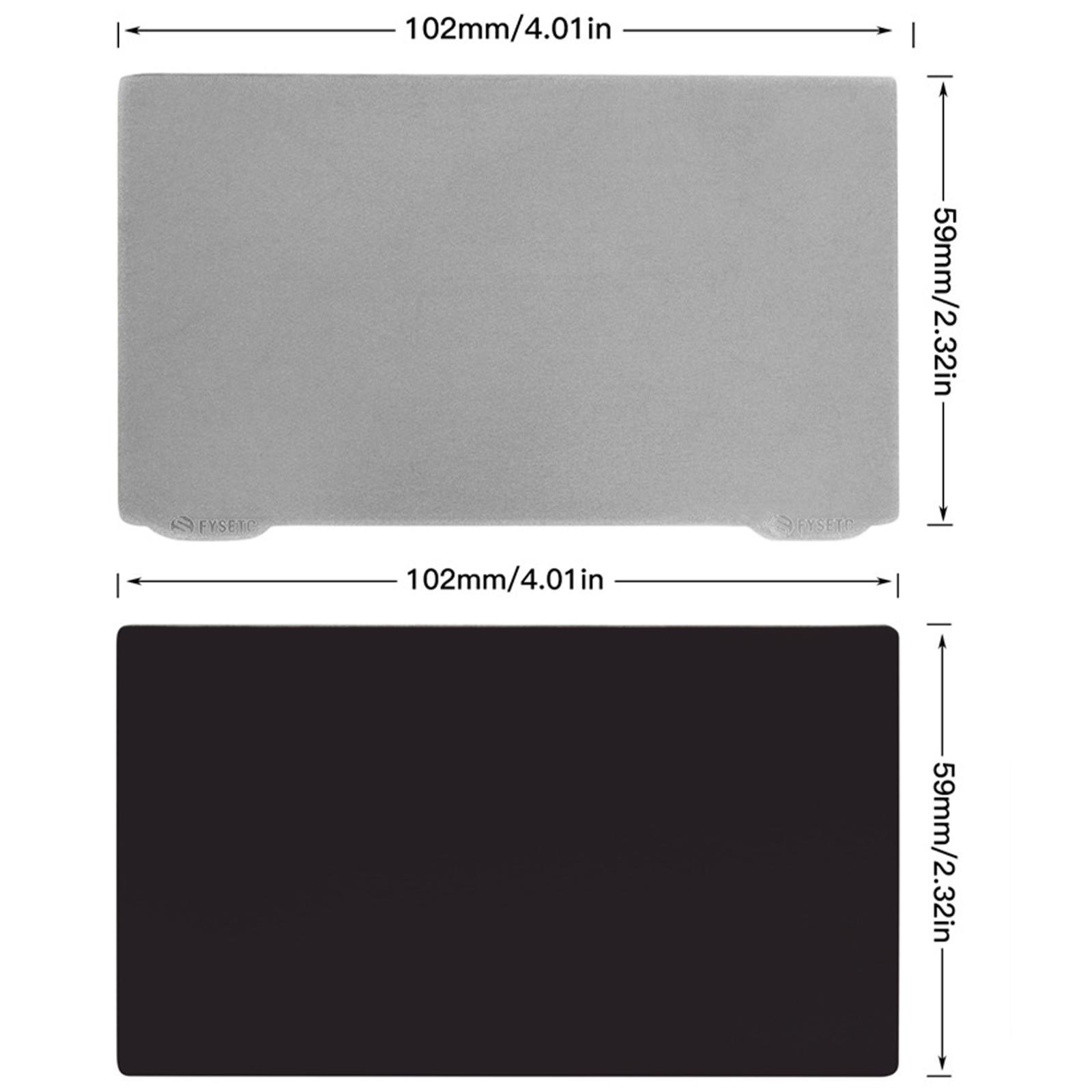 Resin Magnetic Flexible Spring Steel Build Plate, 102x59mm, 3D Printing Platform Spring Plate Kit, Sticker Heated Bed for Longer Orange 10