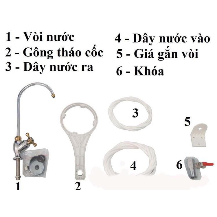 BỘ LỌC NƯỚC TINH KHIẾT 9 CẤP LỌC CÓ ĐÈN UV