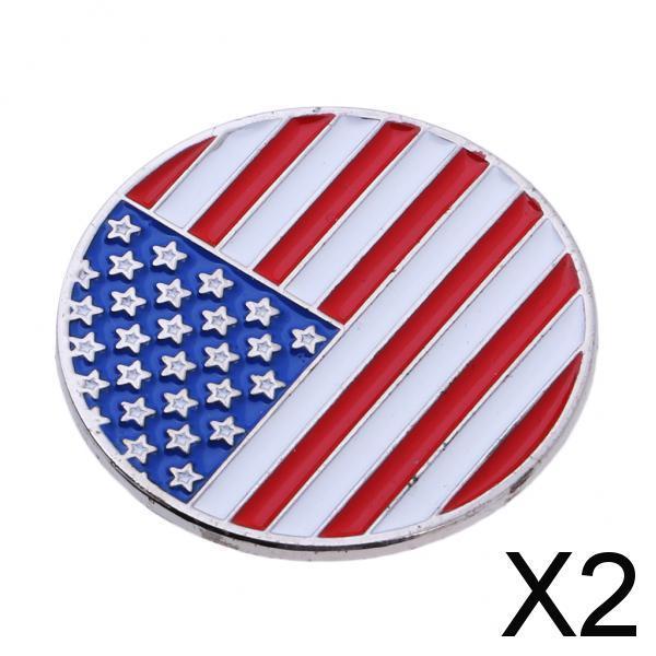2xPremium Golf Ball Marker Putting Alignment Aiming Tool Golf Gift Accessories