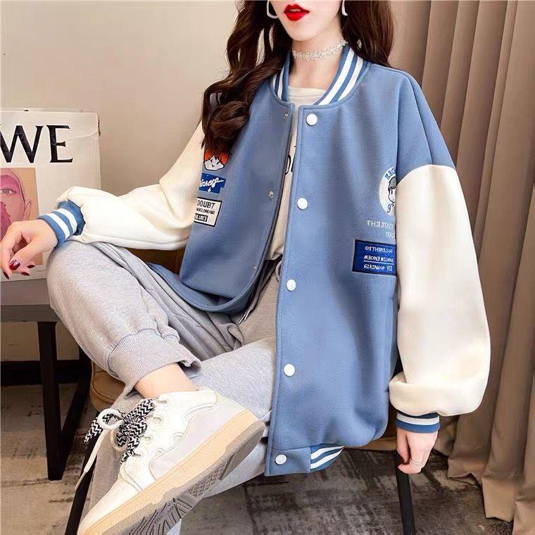 Áo Khoác Bomber Nỉ Cúc Bấm Unisex Knn21