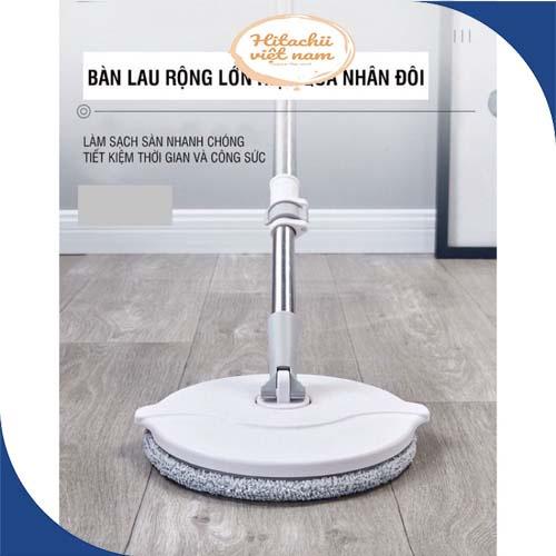 Chổi Lau Nhà K8 Hiện Đại Thông Minh Tự Tách Chất Bẩn, Bộ Cây Lau Nhà Chổi Lau Nhà Tự Vắt 360 Độ Chính Hãng Tặng Bông Lau