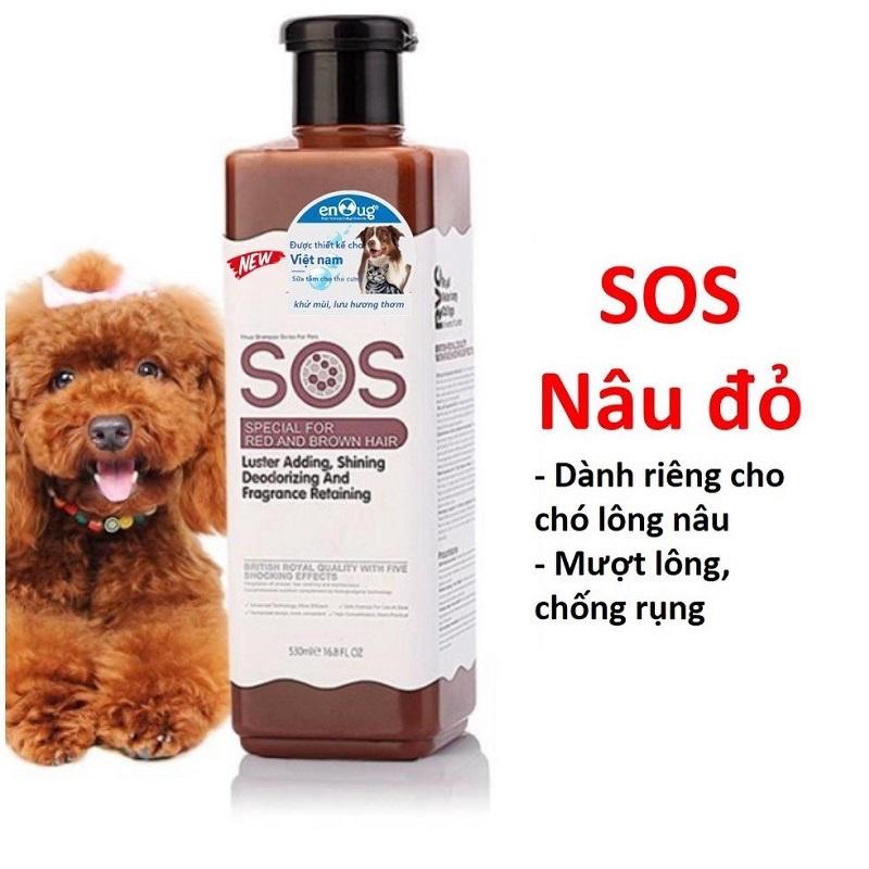 Sữa Tắm SOS cho chó mèo 530ml các loại