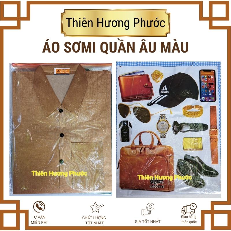 Quần áo sơ mi màu ông cao cấp