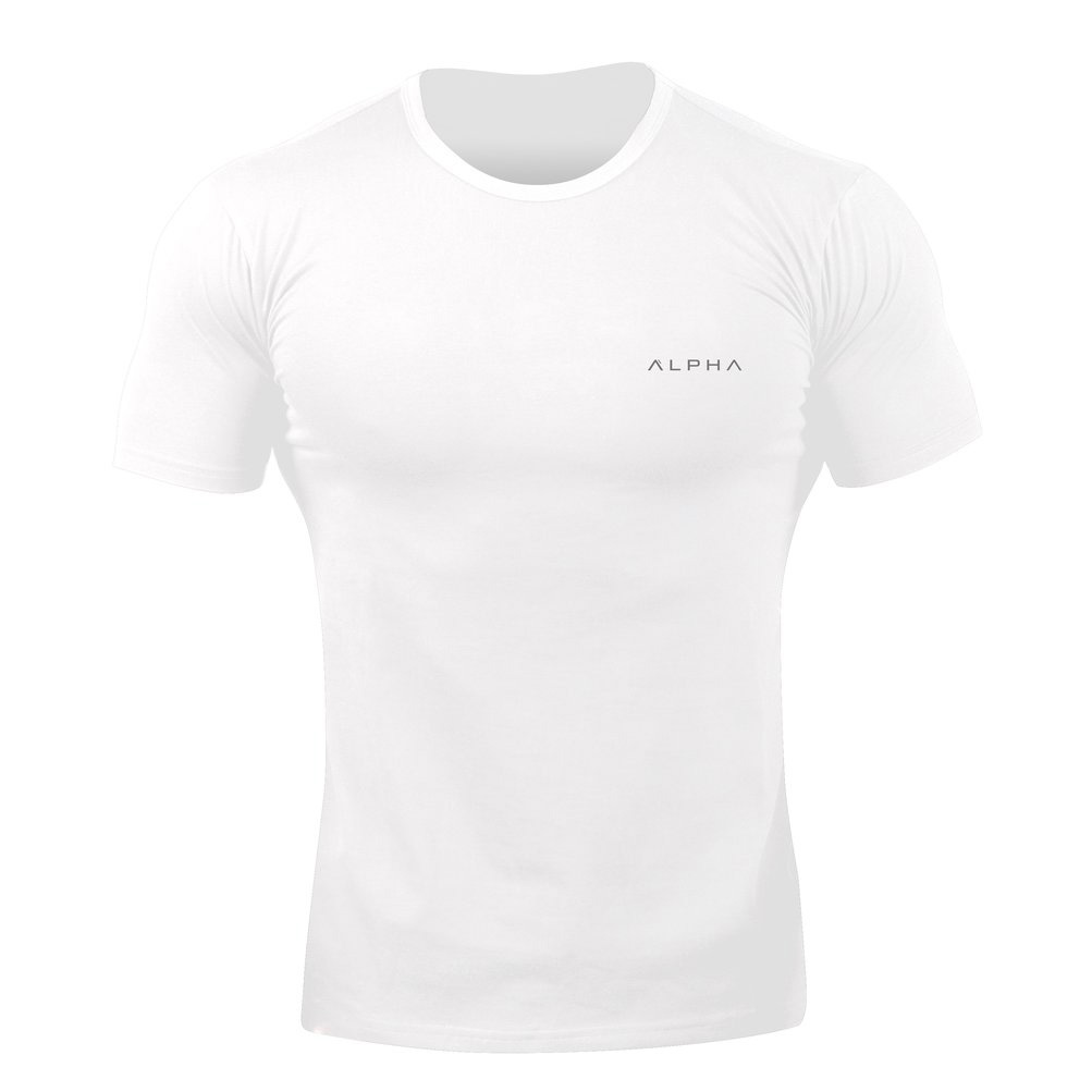 Áo cộc tay nam tập gym alpha nhập khẩu/Áo nam thời trang bền đẹp