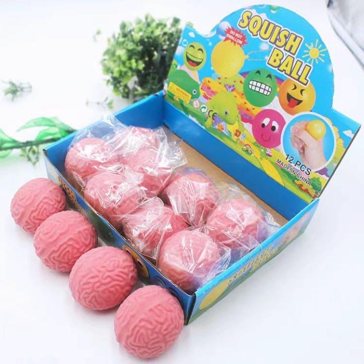 BỘ ÓC Squishy Mochi đồ chơi bóp tay mềm mịn dễ thương chân thực giảm stress co dãn đàn hồi ngộ nghĩnh