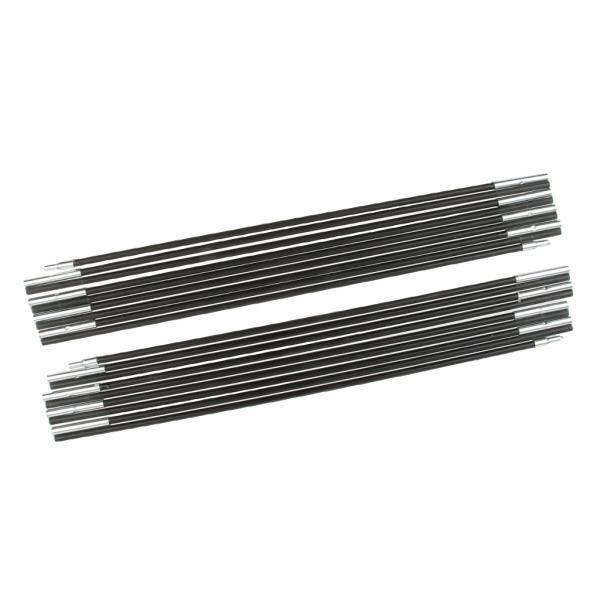 2x Outdoor Tent Fiberglass Pole Kit Rod Replacement Accessories for Hiking Camping Picnic, Diameter 7.0/8.0mm