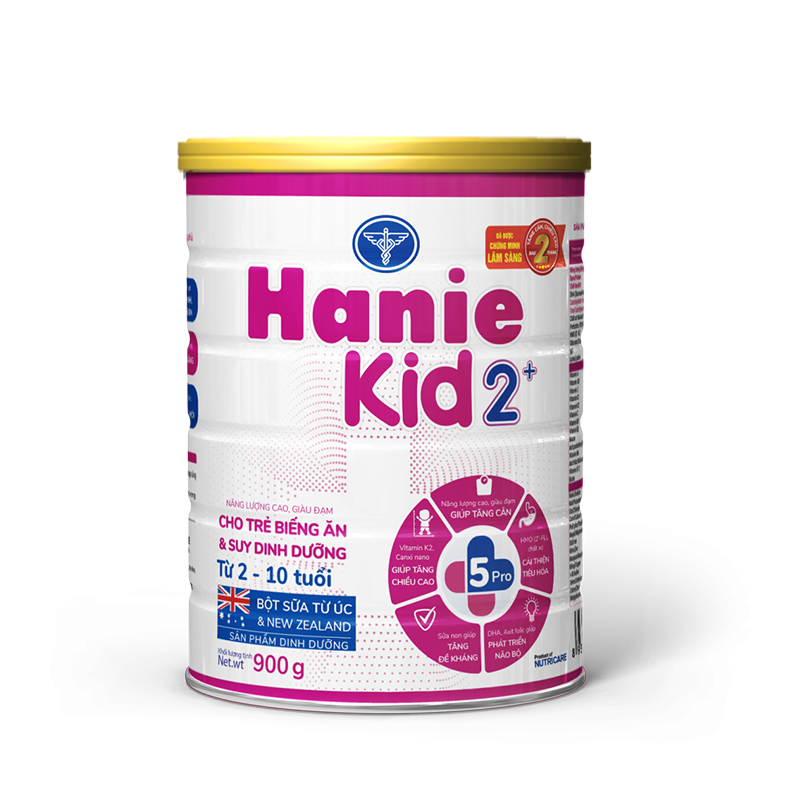 Sữa bột Hanie Kid 2+ (900g)