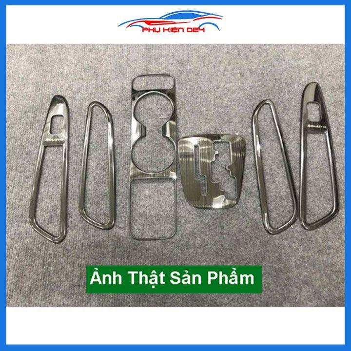 Ốp nội thất Soluto 2019-2020-2021 vân Titan bảo vệ chống xước và làm đẹp xe