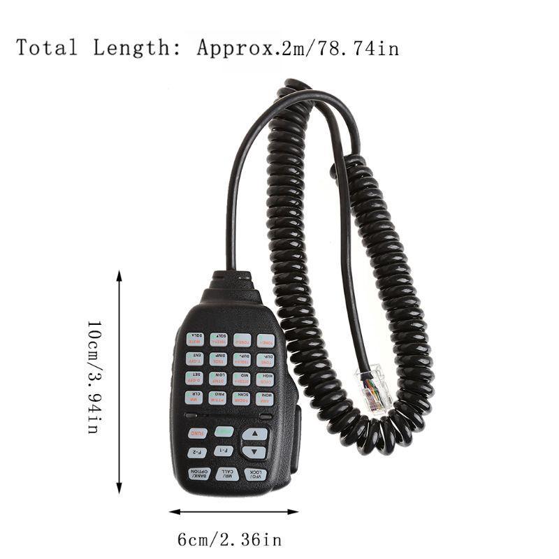 ❀Cre ✿ Micro Điều Khiển Từ Xa DTMF 8-Pin PTT HM-133V Cho ICOM