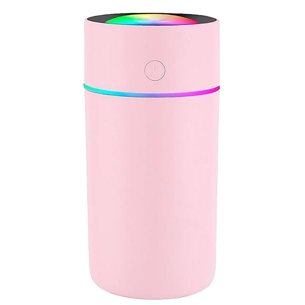 Humidifiers,320ml Ultrasonic Whisper-Quiet Humidifiers for Bedroom with 7 Color LED Display Sleep Timing Mode for Home Baby