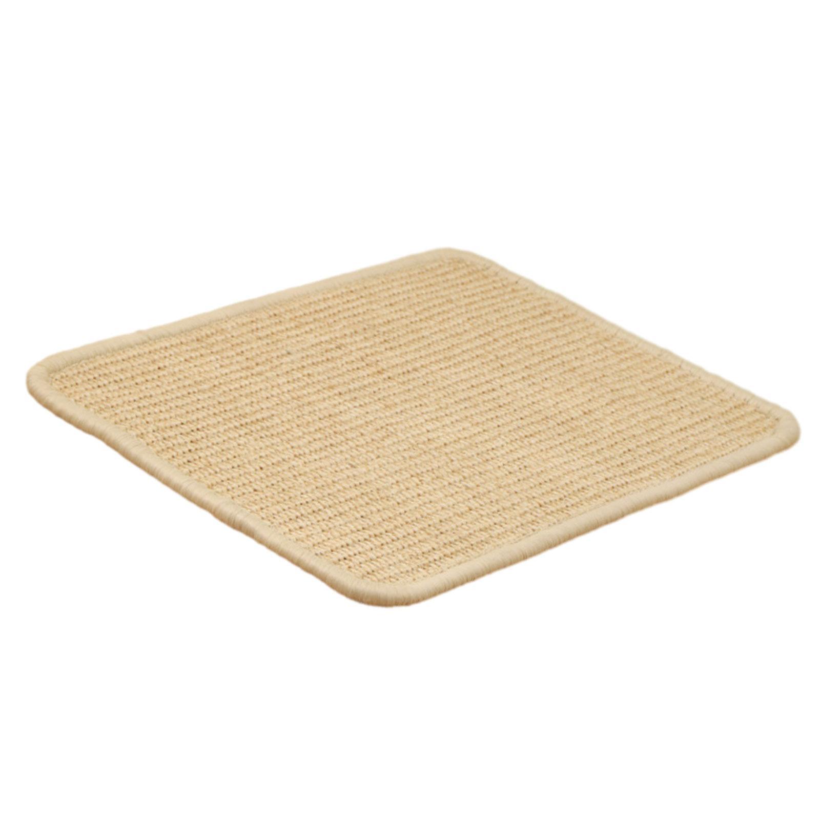Cat Scratch Mat, Cat Floor Scratching Pad, Wear Resistant Horizontal Sisal Cat Scratching Pad for Bed Carpet Couch Sofa