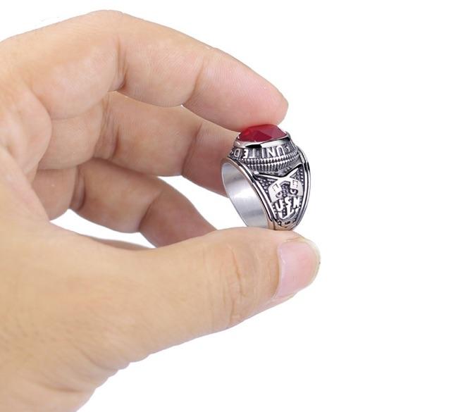 Nhẫn inox nam đủ màu N015