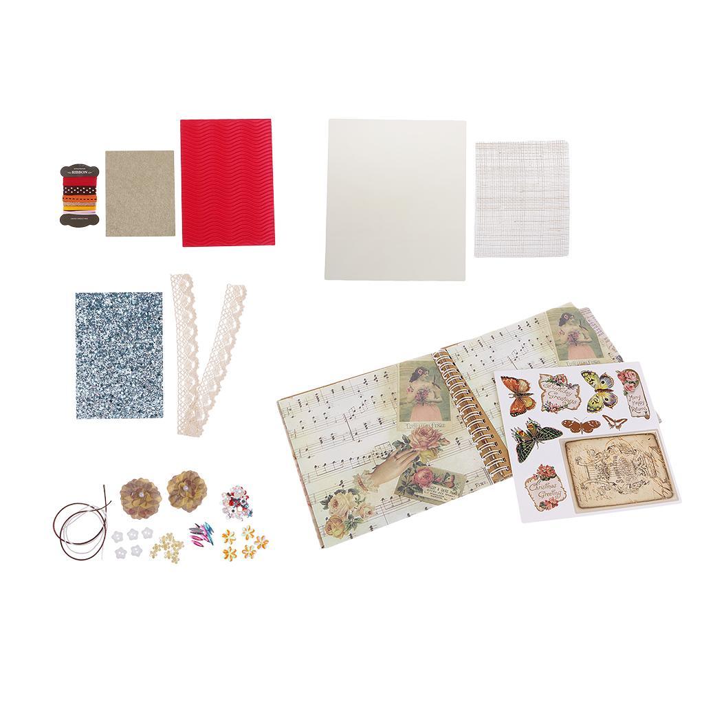 Kids Scrapbook Album Handmade DIY Family Scrapbook Picture Case Storage