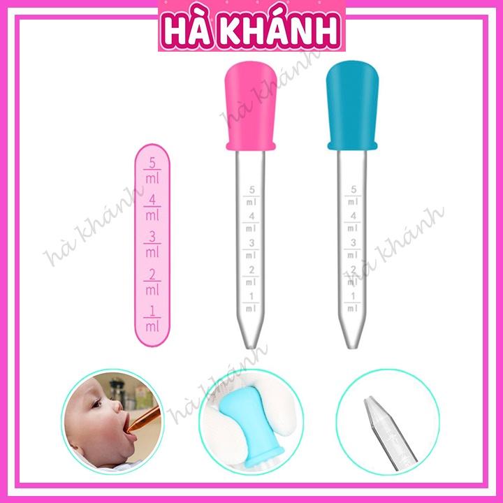 Ống hút sữa, bón thuốc loại 5ml chống sặc an toàn cho bé