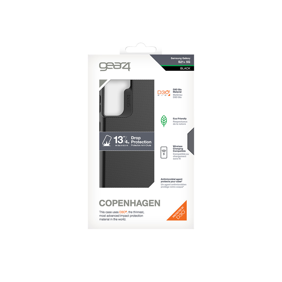 Ốp lưng chống sốc Gear4 D3O Copenhagen 4m cho Samsung Galaxy S21 Series - HÀNG CHÍNH HÃNG