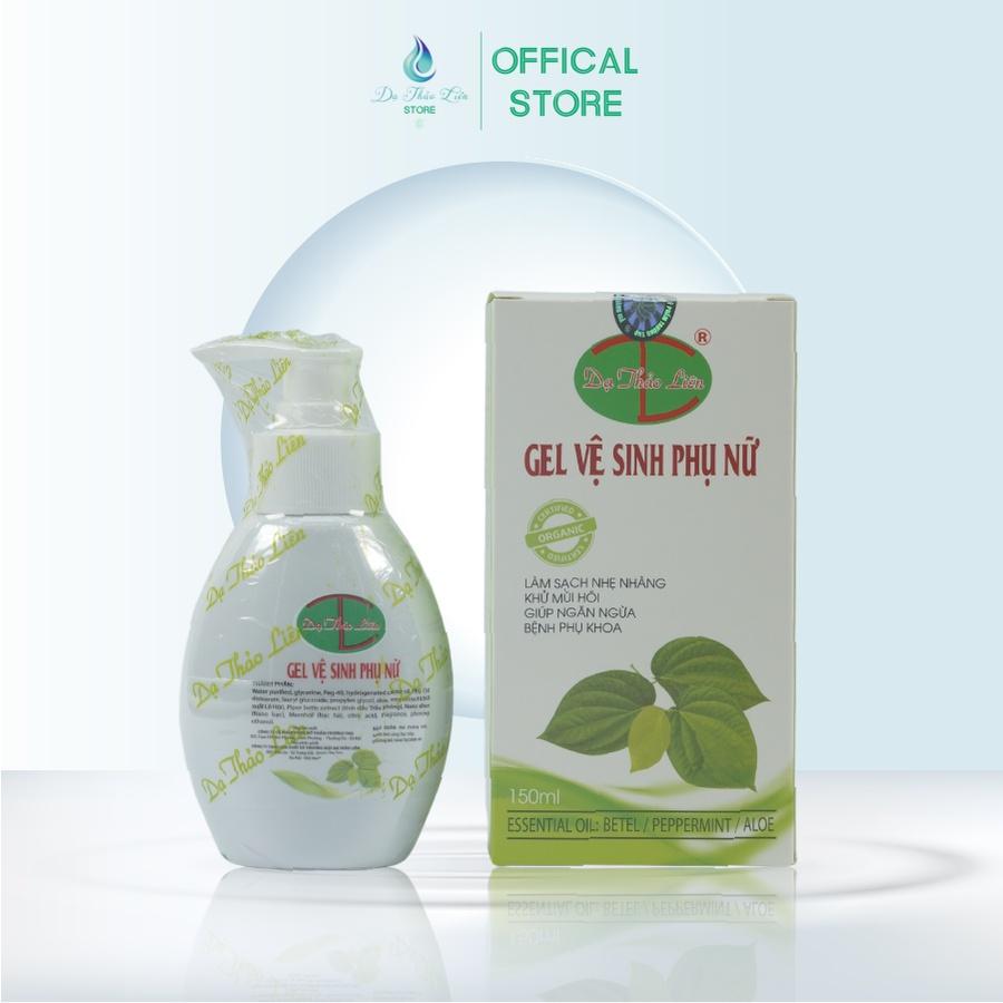 Gel Vệ Sinh Phụ Nữ Dạ Thảo Liên 150ml thành phần tự nhiên giúp khử mùi hôi, kháng nấm phổ rộng