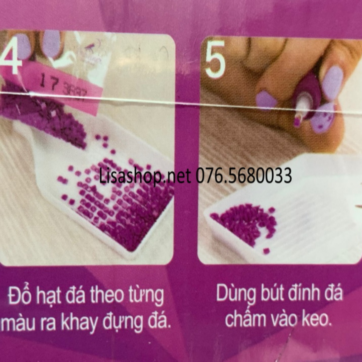 Tranh đính đá PHẬT 55x75cm chưa đính lg1567