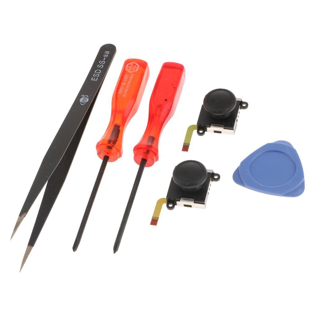2 Set of 3d L / R Analog 3D Button Thumbstick Stick Joystick with Tool Set
