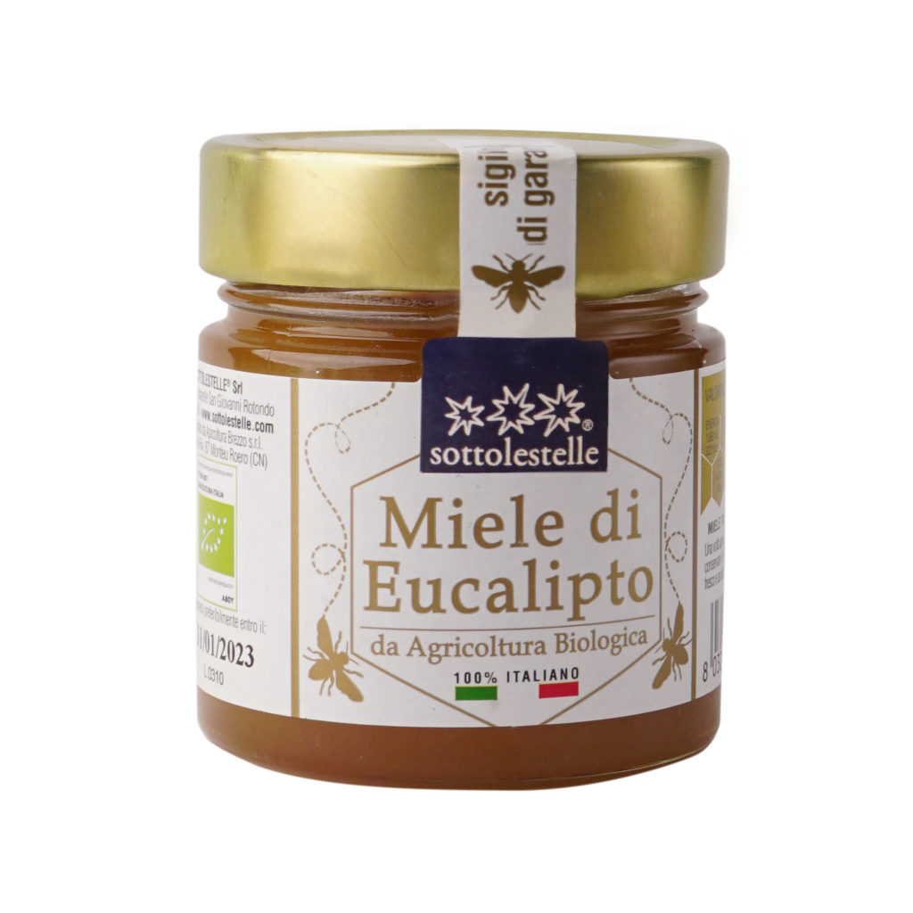 Mật Ong Hoa Bạch Đàn Hữu Cơ 280g Sottolestelle Organic Eucalyptus Honey