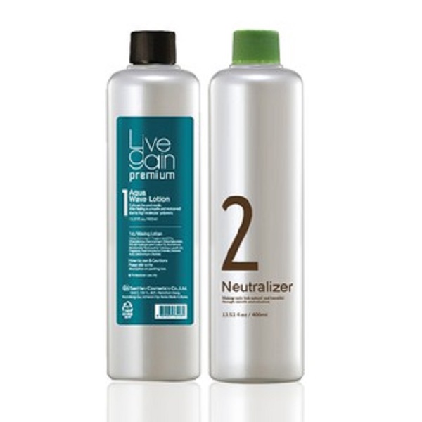 Thuốc uốn tóc, chỉ sử dụng trong salon chuyên nghiệp Livegain Premium AQUA Wave Lotion