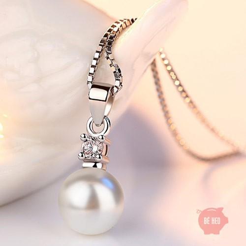 Dây chuyền ngọc trai đá nhân tạo BHDC108