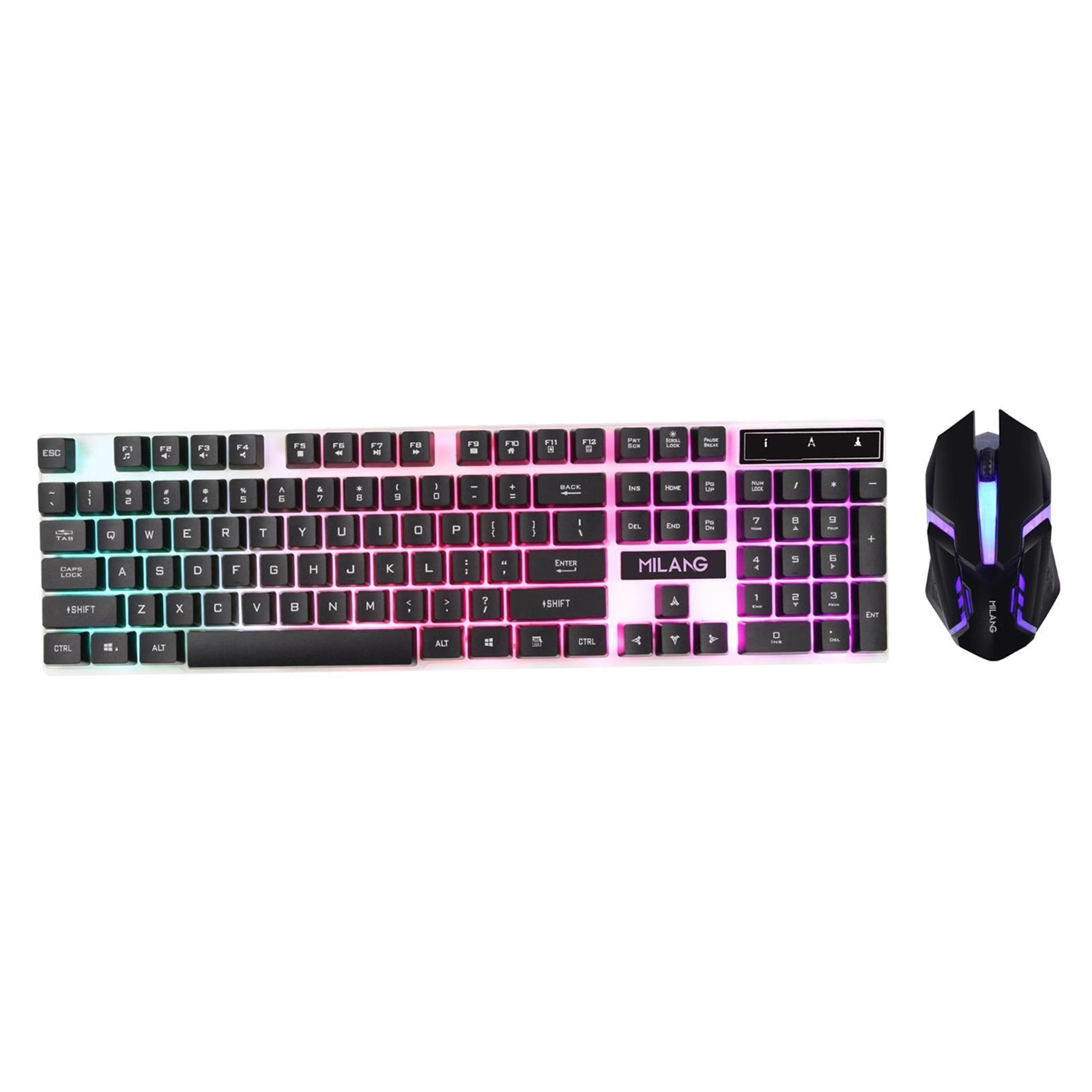 RGB Backlit Mechanical Gaming Keyboard 104 Keys USB