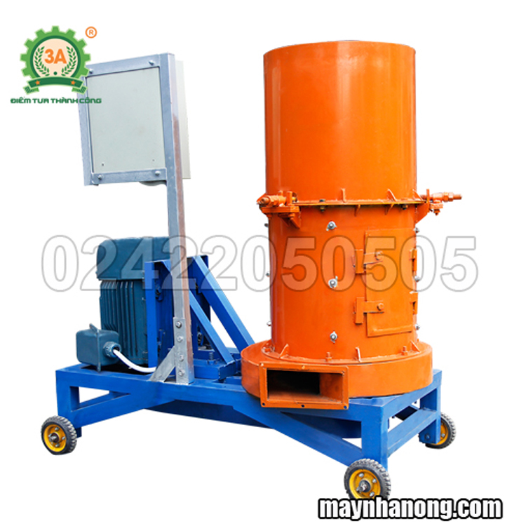 Máy băm vỏ dừa tươi 3A11Kw - Máy băm rác hữu cơ - Hàng Chính Hãng