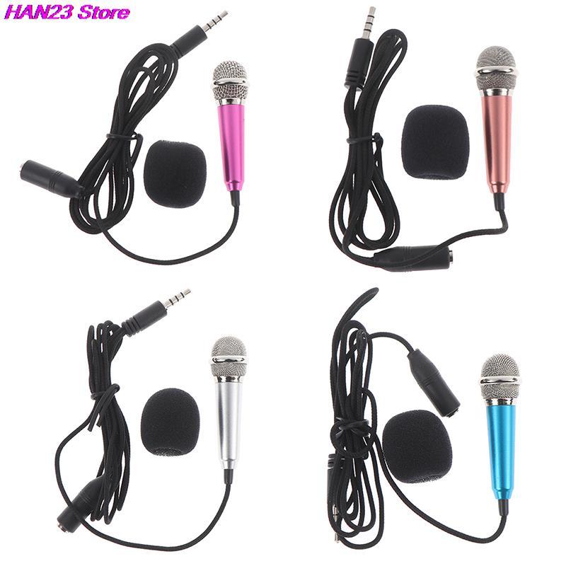 Mic cầm tay cầm tay mini di động mini 3,5mm micrô âm thanh mic