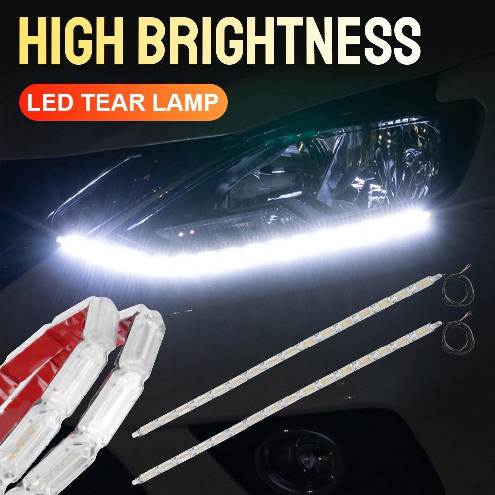 Bộ 2 Dải Đèn Led Tín Hiệu DRL 12V Siêu Sáng Cho Xe Hơi