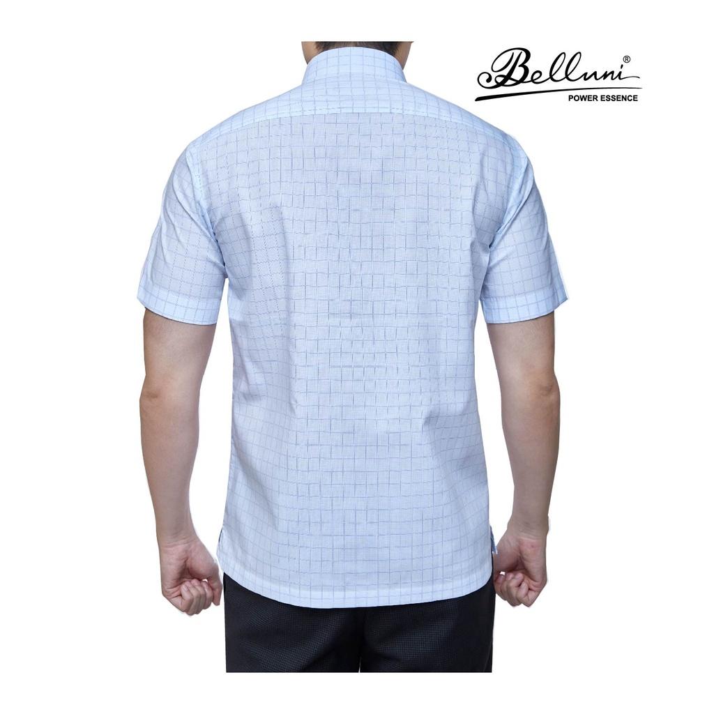 Áo sơ mi nam ngắn tay BELLUNI LUXURY chất 100% Cotton cao cấp - ABN.CM.BE.211.B7