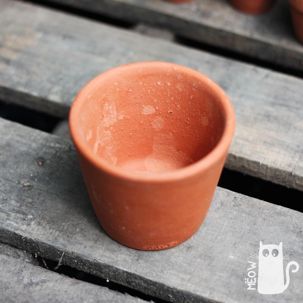 Chậu đất nung Ly nhỏ 8x7 | Chậu trồng cây, sen đá, xương rồng