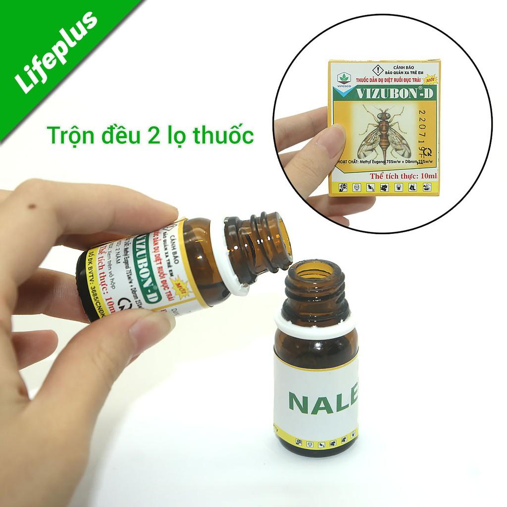 Thuốc dẫn dụ diệt ruồi đục trái VIZUBON-D hộp nhỏ 10ml 2 lọ