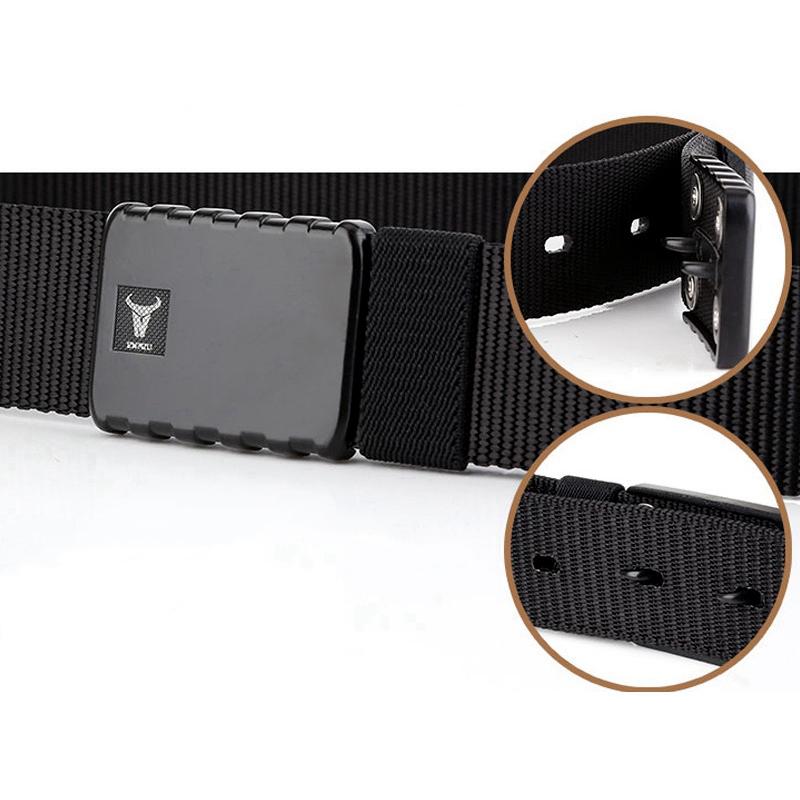 Nylon chiến thuật quân sự Battle Battle Vành đai rộng 3,8cm Đào tạo săn bắn ngoài trời màu đen có thể điều chỉnh rộng 3,8cm Color: G belt and 1 hook Size: 130cm