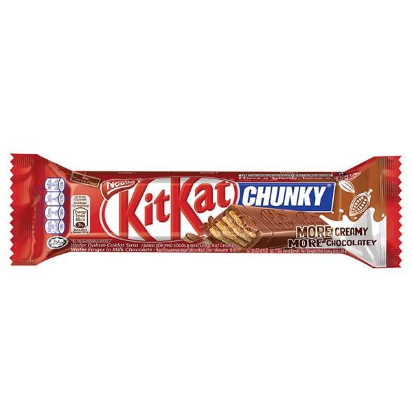 Bánh xốp Nestle Kitkat chunky socola 38g
