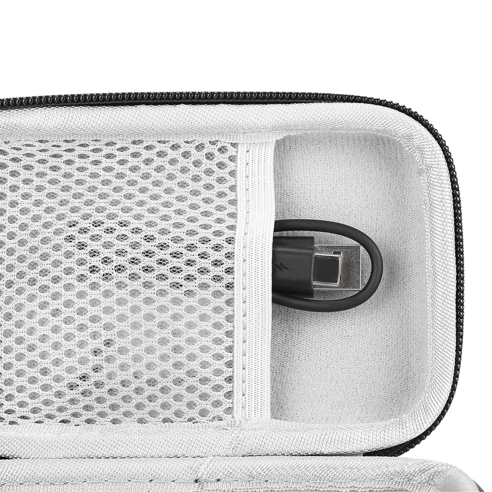 Case for GO3 Bluetooth Speaker, Hard Organizer Carry Travel Cover Storage Bag W/ Carabiner