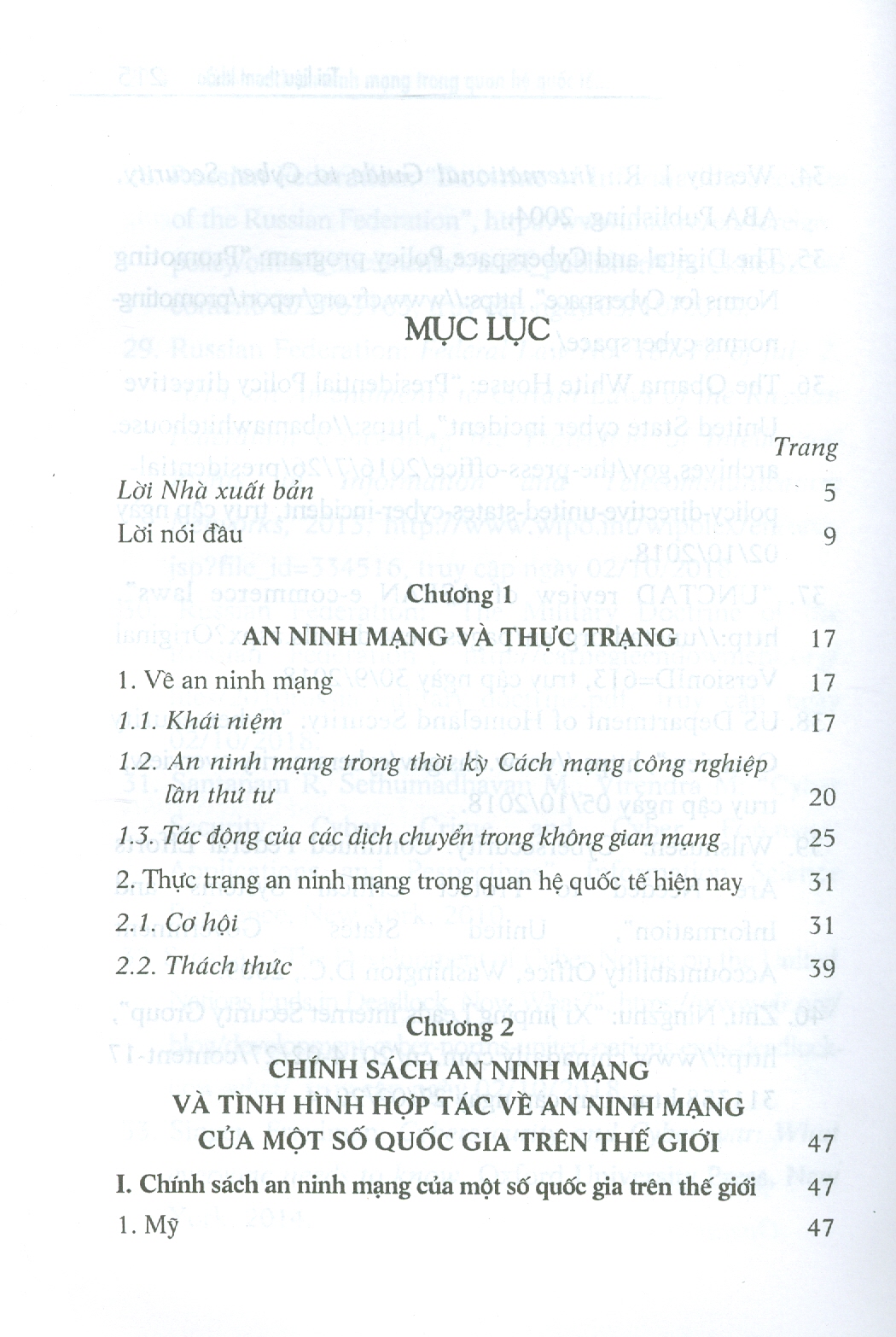 Sách Chính Sách An Ninh Mạng Trong Quan Hệ Quốc Tế Hiện Nay Và Đối Sách Của Việt Nam