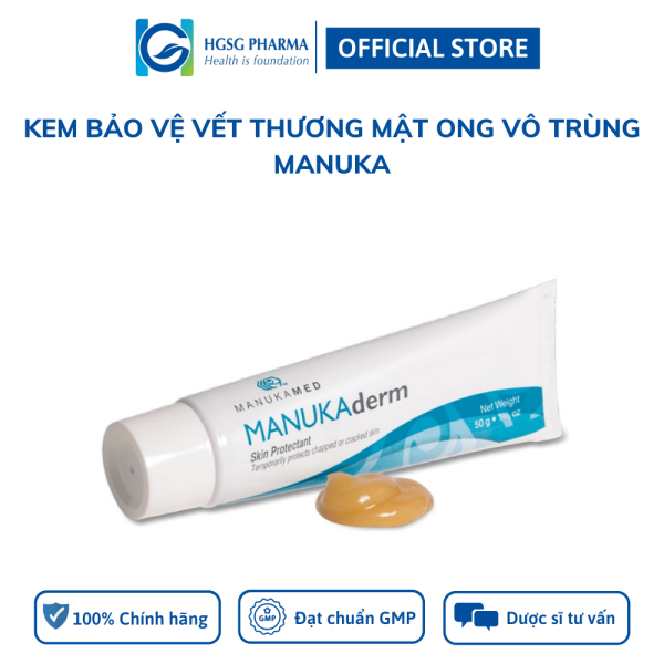 Mật ong vô trùng y tế HGSG Pharma MANUKApli Newzealand (Tuýp 15g)