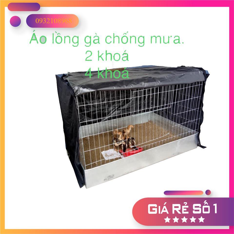 mùng áo phủ lồng chống mưa cho lồng gà bu gà