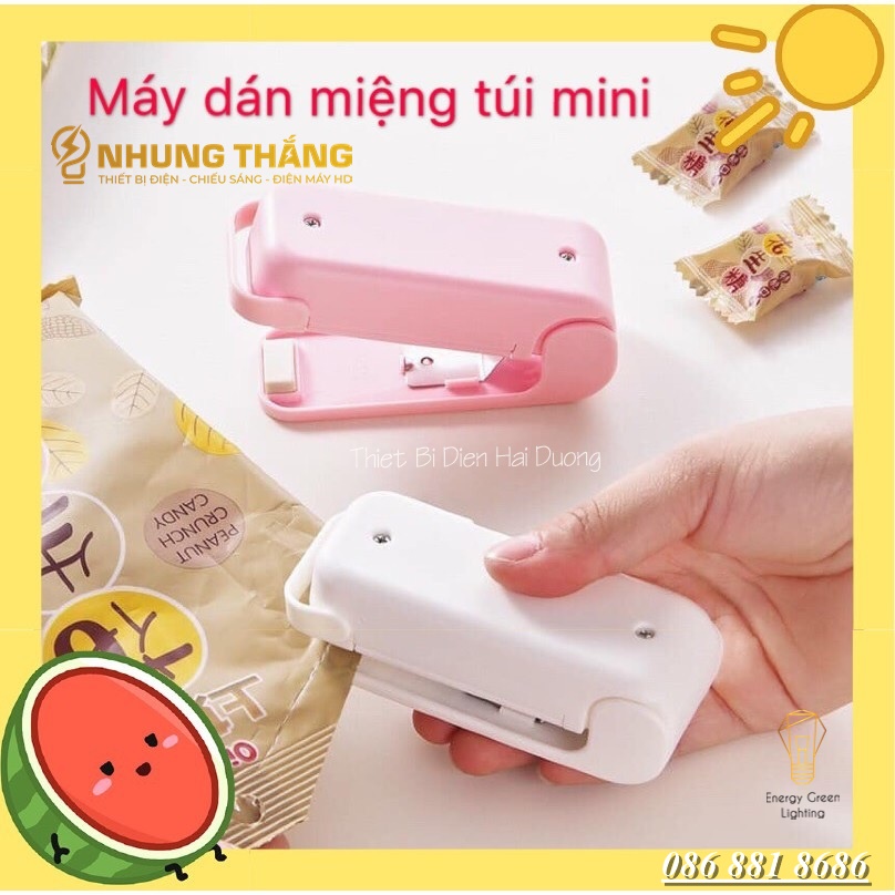 Máy Hàn Miệng Túi Thực Phẩm Mini - Kẹp Niêm Phong - Siêu Tiện Lợi - Màu Random - Có Video