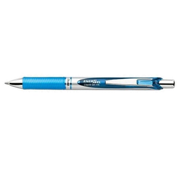 Bút Bi Nước Bấm 0.7mm Pentel BL77-S - Xanh Da Trời