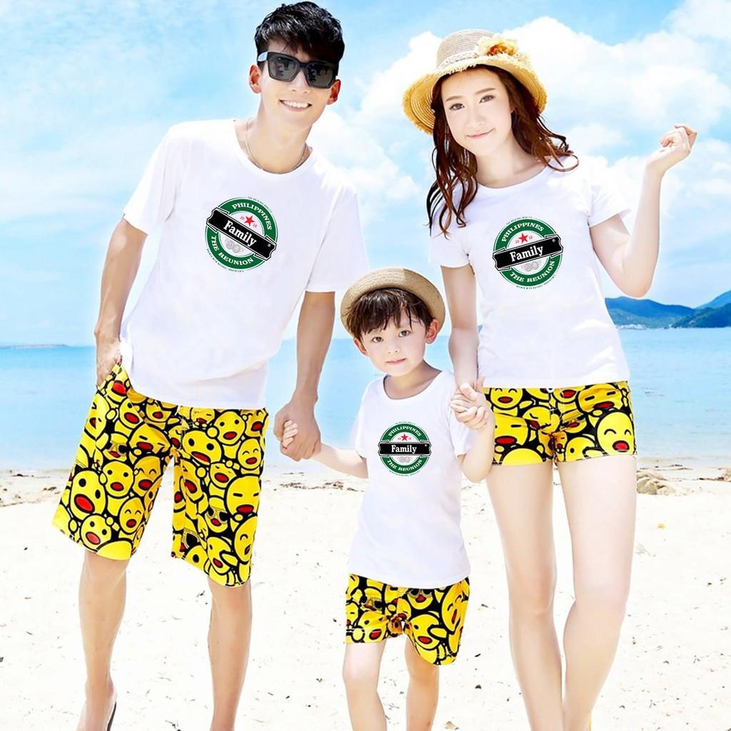 Áo thun gia đình đẹp in nhãn hiệu family dễ thương cao cấp