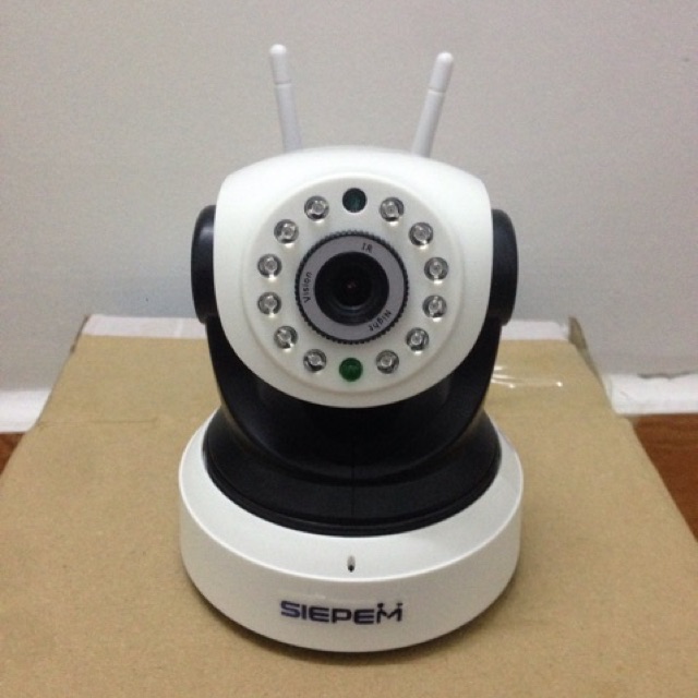 Camera IP Wifi SIEPEM S6203 Pro hỗ trợ độ phân giải HD 720p 1Mpx (Trắng) Hàng Nhập Khẩu