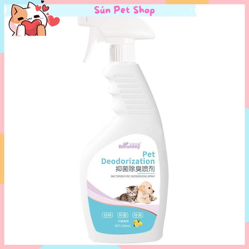 Xịt khử khuẩn cho thú cưng Borammy 500ml