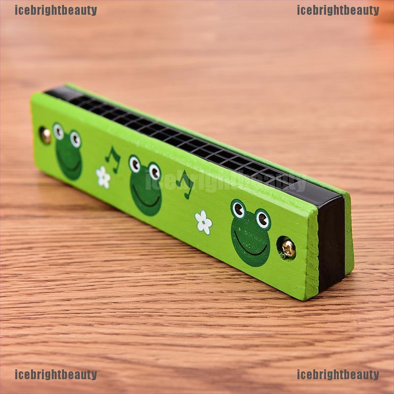 Kèn Harmonica Gỗ 16 Lỗ Dễ Thương Cho Bé