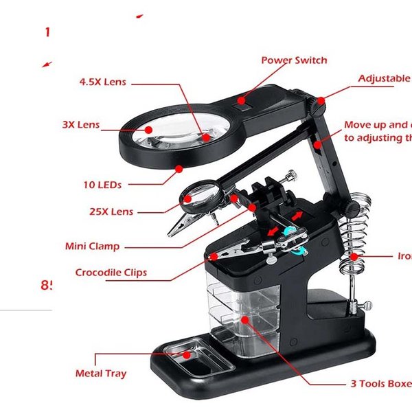 Kính lúp hỗ trợ hàn mạch V3