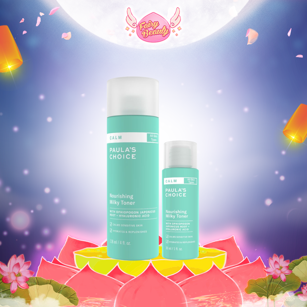 [PAULA'S CHOICE] Toner Cho Da Siêu Nhạy Cảm Giúp Phục Hồi &amp; Giảm Kích Ứng Calm Nourishing Milky Toner 30/118ml (Mã 9230)