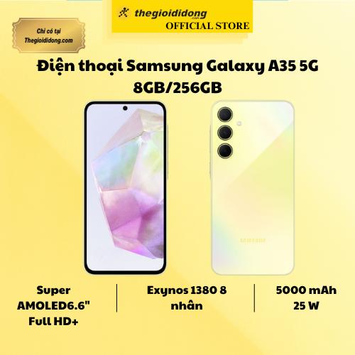 Điện thoại Samsung Galaxy A35 5G 8GB/256GB - Hàng Chính Hãng