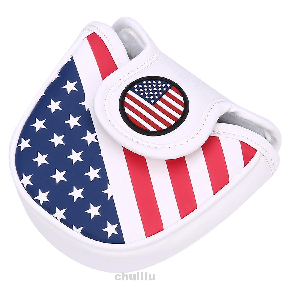 Vỏ bọc đầu gậy đánh golf bằng da PU hình vuông từ tính bền bỉ