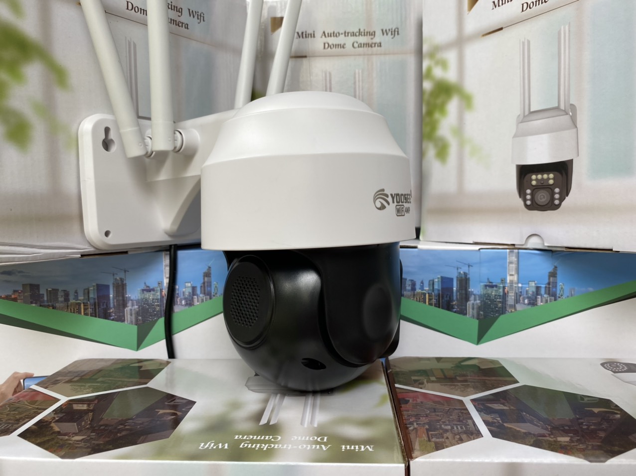 Camera Wifi Yoosee 4.0 Mpx Full HD, Dòng Ngoài Trời Xoay 360°,C12 Xem Đêm Có Màu-Đàm Thoại 2 Chiều-Phát Hiện Chuyển Động Chống Trộm-Hàng Nhập Khẩu